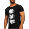 Men's Printed T-shirt Black Bolf KS1997