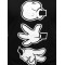 Men's Printed T-shirt Black Bolf KS1997