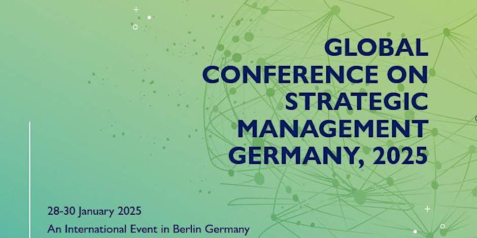 Global Conference on Strategic Management Germany, 2025